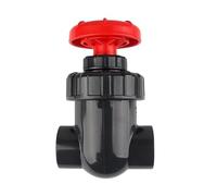 1 valvola a saracinesca for tubi in PVC da 20/25/32/40/50/63 mm, controllo del flusso, interruttore for casa, giardino, fai da te, giunto for acquario.(Grey Color,Inner dia 63mm)