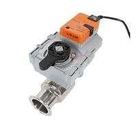 1 valvola a sfera elettrica con mandrino sanitario in acciaio inossidabile, valvola di regolazione(DN15)