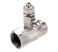 1 valvola a sfera for filtro 'acqua del rubinetto da 1/2'' a 1/4'', raccordo a T for rubinetto, adattatore for alimentazione RO for acqua for osmosi inversa