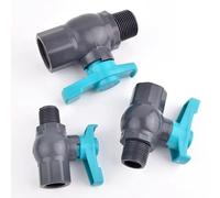 1 valvola a sfera in PVC con filettatura femmina-maschio da 1/2"~2" - Valvola di controllo del flusso dell'acqua for irrigazione, idraulica, acquari e vasche for pesci(63mm-2 Inch)