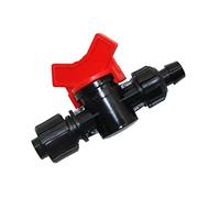 1 valvola di bloccaggio for nastro antigoccia for tubo flessibile da DN16 a DN13, attrezzi agricoli, irrigazione da giardino, irrigazione del prato, valvole di arresto dell'acqua, valvola dell'acqua