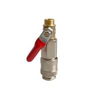 1 valvola di commutazione pneumatica tipo Europa for compressore d'aria e pistola, raccordo di collegamento rapido on/off(With G14 Thread)