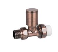 1 valvola di controllo della temperatura for il ruolo ambiente regolando l'apertura manuale bobina in ottone(Straight DN25 X2PPR)