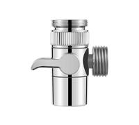 1 valvola di deviazione a tre vie, deviazione esterna, valvola di commutazione a tre vie, parti di ricambio per rubinetto, adattatore per rubinetto