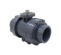 1 Valvola Motorizzata In PVC For Attuatore Elettrico For Condotte, Valvola Di Intercettazione Pneumatica In Plastica PVC 15/20/25/32/40/50/65/80/100 Sfere(DN40)