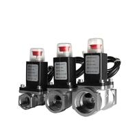 1 valvola solenoide di arresto di emergenza del gas DN15 Allarme di collegamento perdite di gas Interrompe automaticamente la valvola della conduttura del gas naturale DC9V-12V(DN15,C TYPE_BRASS)