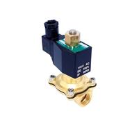 1 valvola solenoide elettrica in ottone da 1 pollice normalmente aperta for acqua 110 V/220 V CA(12V DC)