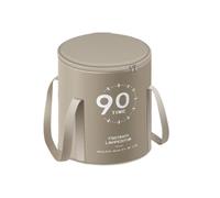 1 vasca da bagno pieghevole portatile con manici, perfetta per ammollo e viaggi all'aperto, attività per i piedi, campeggio, vasca da bagno, maniglie portatili con piedini per vasca da bagno coll