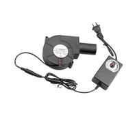 1 ventilatore for barbecue con motore, 3700 giri/min, modello 7530, con regolatore di velocità variabile 220 V/110 V.(EU Plug)