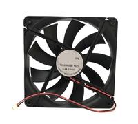 1 ventola di raffreddamento silenziosa da 135 mm 13525 135 * 135 * 25 mm, ventola for chassis sottile da 13,5 cm, 12 V, 0,4 A, 2 pin