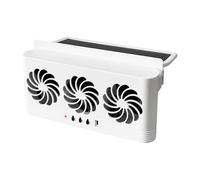 1 ventola di scarico solare for auto con 3 uscite d'aria da 5000 giri/min, circolazione aria for radiatore, sfiato for finestrino for tutte le(B)