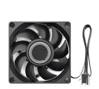 1 ventola for case del computer ultra silenziosa da 6, 7, 8 e 9 cm, ventola di raffreddamento silenziosa for PC, ventola for case da 12 V.(8 cm Fan)