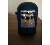 1 VISIERA PROTETTIVA DPI PROFESSIONALE PER PROTEZIONE SUL LAVORO CASCO PLEXGLAS