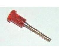 1 VITE IN PLASTICA PER FANALI E FRECCE compatibile con APE 50 AUTO colore ROSSA 290944