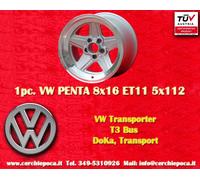 1 Volkswagen Bus Bully Transporter DoKa T3 T4 Penta Design Felge 8x16 mit