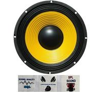 1 WEB W-108 woofer da 25 cm 250 mm 10", da 75 watt rms e 150 watt max, con impedenza 8 ohm, sensibilità 88 db, per casa,1 pezzo + 3 sticker omaggio