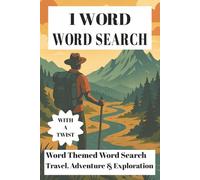 1 Word Word Search: One word for each word search puzzle, Each puzzle only includes the letters that are within the word being searched