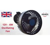 1 x 12V potente ventilatore oscillante 6W CARAVAN CAMPER VAN Camper Bus Camion