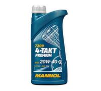 1 X 1L MANNOL 7209 4 tempi Premium/SAE 20 W di 40 JASO MA2 Api SM motorradoel minerale