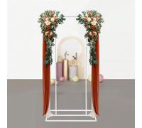 1 x 2 m supporto per sfondo nuziale, arco nuziale in metallo con base larga tubo di ferro spessore 1 mm supporto per matrimoni, feste di compleanno, feste di Natale Descrizione Se vuoi organizzare un