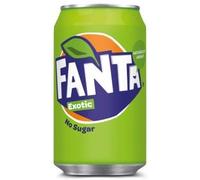 1 x 24 Fanta Zero Exotic (24 x 0,33 L lattine) con FiveStar penna gratuita