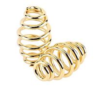 1 x 3 pollici di sedile in acciaio Molla roton Motociclette Modifica Molla a sedile solista Retro Base per attamento per motociclette galleggianti a vapore nera opaca. (Oro)