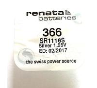 1 x 366 Renata SR1116SW batterie AU Lithium