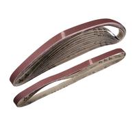 1" X 42"(25mm X 1065mm) Nastro Abrasivo Grani 120 Ossido Alluminio 12pz