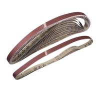 1" X 42"(25mm X 1065mm) Nastro Abrasivo Grani 80 Ossido Alluminio 12pz