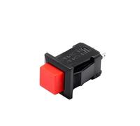 1 x 5 x 20 x 10,5 mm interruttore a pulsante quadrato in plastica, utilizzato for il bloccaggio automatico delle luci di modifica dell'auto 250 V 1 A(Red,ON OFF_20PCS_1A 250V)