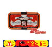 1 x 50 g Hudson's Eumenthol Jujubes Classic per rinfrescare la bocca e il res...