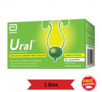1 X Abbott Ural Effervescente Granuli - Limone Urina Alkaliniser 28 Bustine