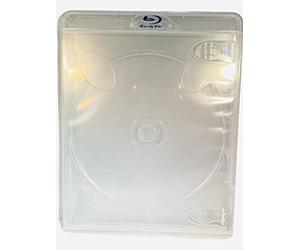 1 x Amaray Vortex Single Clear 14 mm Case Spine Bluray Custodia di ricambio