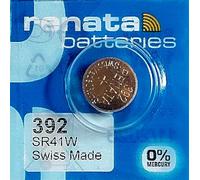 1 x batterie Renata disponibili in tutte le dimensioni disponibili senza mercurio argento ossido (392 (SR41W))