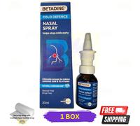 1 X Betadine Adulti Freddo Difesa Nasali Spray 20ml Aiuta Stop Raffreddore Early