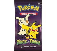 1 x Booster Pokemon - Trick Or Trade 2023 (edizione ufficiale inglese, 3 carte di Booster, Sigillato e protetto)