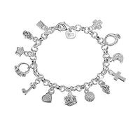 1 x braccialetto da donna con ciondolo, braccialetto a catena a mano, gioiello da matrimonio, regalo d'amore, alla moda con un bel