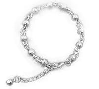 1 x Braccialetto da Donna Gioielli con Perle Regolabili Bellissimo Braccialetto con Catena Pendente da Donna Braccialetto Amore Regalo Elegante e Popolare Professional Process