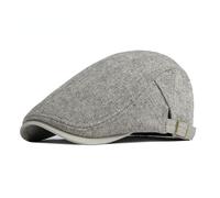 1 X Cappello Da Cacciatore Unisex A Righe, Berretto Da Notizie, Cappello Piano