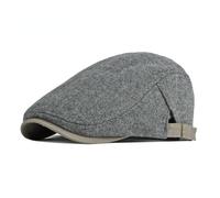 1 X Cappello Da Cacciatore Unisex A Righe, Berretto Da Notizie, Cappello Piano