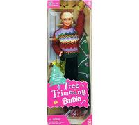 1 X Christmas Tree Trimming Barbie Doll - Holiday Special Edition (1998)