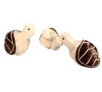1 X Commercio Equo Ecuador Tagua Intaglio | Avorio Vegano | TURTLE