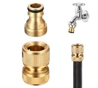 1 x Conector de Grifo universal para Grifo Mezclador + 1/2 Pulgada Adaptador Manguera Grifo, Adaptador Grifo Manguera de Jardín, Adaptador Grifo Cocina Adaptador de Manguera Acoplamiento Rápido
