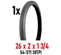 1 x Copertone 26 x 2 x 1 3/4 CARRETTO, FURGONCINO, Risciò, Carrello ecc