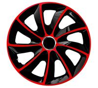 1 x copriruota 15 pollici Stig Extra nero-rosso