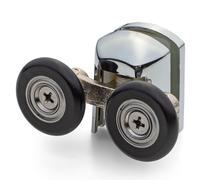 1 X Daryl Top Doppio Rullo Porta Doccia/Ruote 26Mm Diametro Ruota KH13