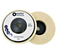 1 x Disco per lucidatura adatto per Bosch GWS 10,8 10 8 12 V 12 76, accessorio in acciaio inox, smerigliatrice angolare