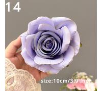 1 X Donna Fairy Accessori per Capelli Fiore IN Organza Clip Sposa Decorazione