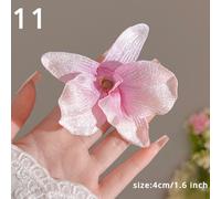 1 X Donna Fairy Accessori per Capelli Fiore IN Organza Clip Sposa Decorazione
