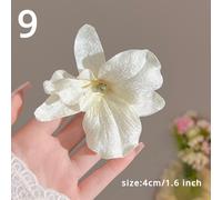 1 X Donna Fairy Accessori per Capelli Fiore IN Organza Clip Sposa Decorazione